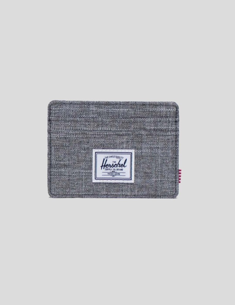 Monedero HERSCHEL charlie cardholder raven crosshatch